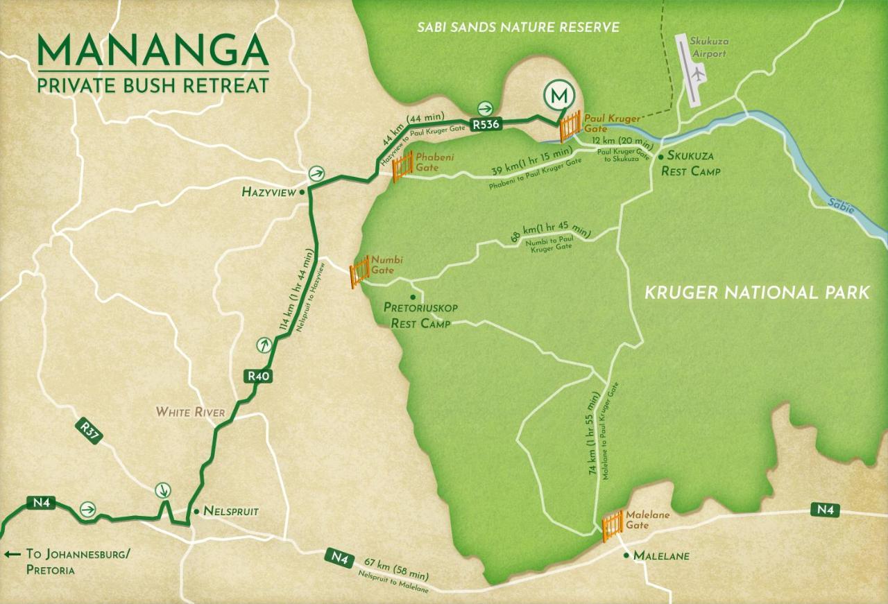 Mananga Bush Camp Hotel Skukuza Eksteriør billede